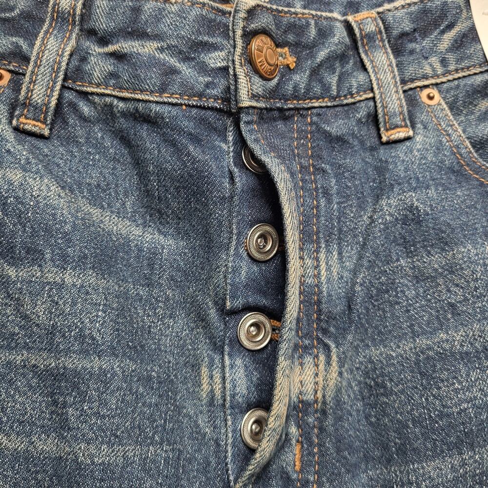 Madewell Petite Curvy Darted Barrel Leg Jeans Medium Dobbins Wash Western 30P - Picture 7 of 13
